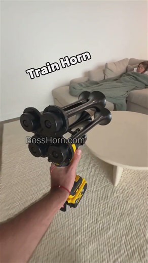 DeWalt Train Horn That Actually Works - 150DB Wake Up Prank