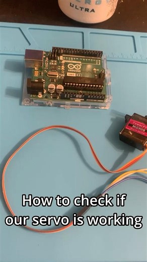 How to check servo in 60s? (Arduino test) 🔧⚡