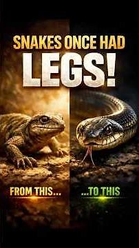 Snakes Once Had Legs 🐍 | Evolution Left the Clues Behind