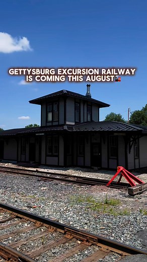 The Gettysburg Excursion Railway is coming to town soon! This train will take you from the heart of Gettysburg to the Adams County countryside. Who is excited for this to open?🚂 #Gettysburg #VisitPa #Train | Destination Gettysburg