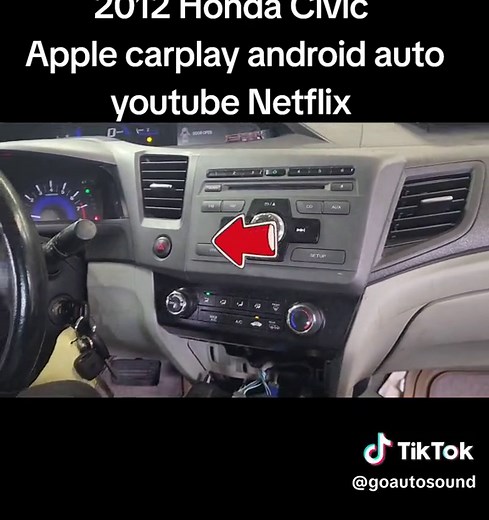 2012 Honda Civic Radio Removal and Apple Carplay Installation Guide