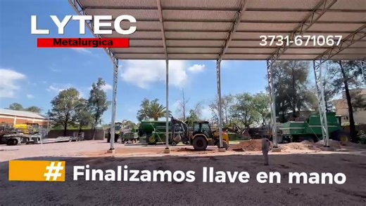 METALÚRGICA LYTEC • Somos una empresa dedicada a brindar servicios metalúrgicos en general con una moderna tecnología. Realizamos estructuras metálicas, celdas de grano, galpones y naves industriales. Contamos con clientes locales y provinciales que avalan la calidad de nuestros servicios. Estamos para vos, comunícate con nosotros y solicita presupuesto de tu galpón: • 3731671067 Seguinos en nuestro Instagram: @lytec_metalurgica | Movilero Charata | Facebook