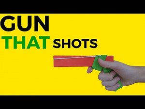 PAPER GUN THAT SHOOTS WITHOUT TAPE OR GLUE | EASY PAPER GUN ORIGAMI | 2020