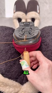 This stitching awl securely binds rubber soles to fabric, making repairs last far longer than glue alone. | Gayle’s Smart Ideas