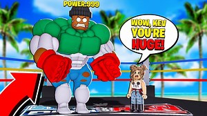 I became the strongest boxer in the world (Roblox)