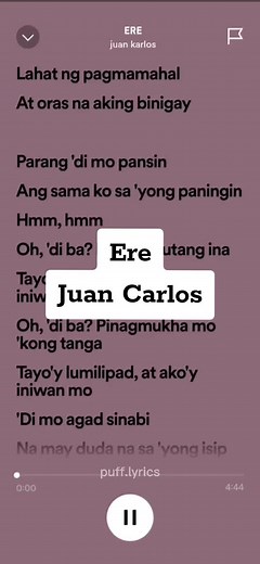 Ere by Juan Karlos Lyrics #lyrics #lyricsvideo #lyrics_songs #lyricsedit #ere #erejuankarlos #stream #trendingsong #trendingsong2023 #october2023 #lipsync #karaokechallenge #karaoketiktok #karaoke #foryoupage #fyp #coversong #lovesong #lovesongcovers #opm #philippines #philippinestiktok