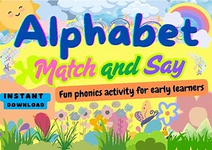 A–Z Alphabet Picture Match | Beginning Sounds Phonics Activity