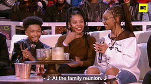 Black-ish's Marsai Martin & Miles Brown get down with the Wild 'N Out crew and other guests for a classic game of Family Reunion | MTV Asia