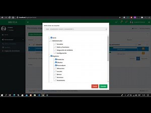 Sistema Login completo asignación de roles, módulos y permisos PHP y SQL server