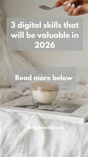 3 digital skills that will be valuable in 2026 #digitalmarketing
