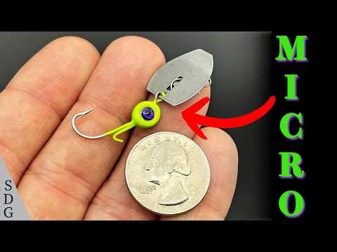 Crappie Guys!! Make Your Own MICRO Bladed Jigs!
