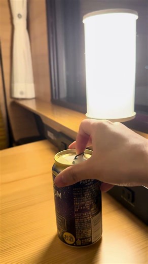 吞み鉄がWEST EXPRESS銀河 ファーストシートでプレモルを開けるだけの動画