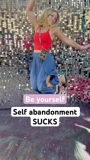 Be yourself regardless of who’s watching. Next time, I won’t look both ways first.