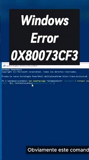Solución | Error 0X80073CF3 Microsoft Store | REGISTRAR Apps (Windows 11/10)