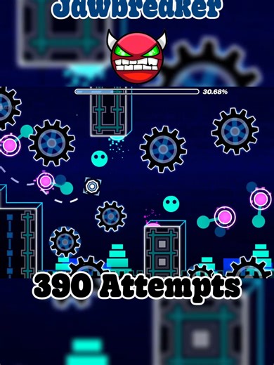 Jawbreaker 100% │ 80th demon lets goo!! #geometrydash #gd #jawbreaker #geodash