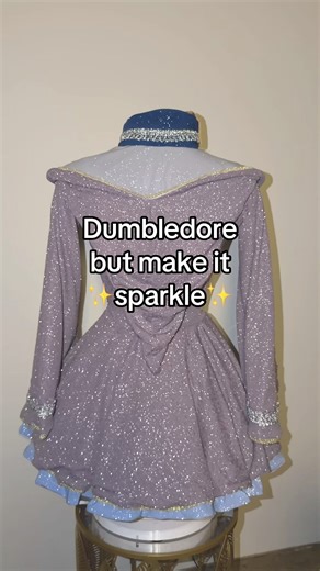Dumbledore inspired glitter dress from Harry Potter ￼