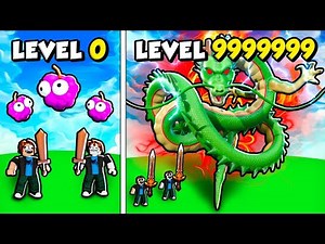 OS DOIS NOOBS EM BUSCA DA ÁREA SECRETA DO SUPER DRAGÃO NO ROBLOX (Fruit Fighter Simulator)