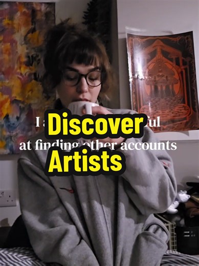 Hay, hi, and hello it’s me — a small art account, and a person who feels deeply uncomfortable filming themselves but is doing it anyway for the ✨journey✨ (because apparently my mental state deeply affects my ability to film myself 💁‍♀️) If you noticed the awkward energy… no you didn’t 🫶 I’m trying to find other small artists, creative humans, and art friends to follow, support, and grow with (emotionally, creatively, and algorithmically ((because we all need some support now and again, lets be