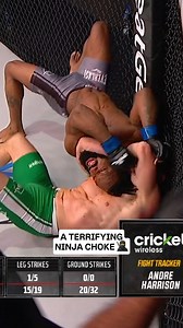 5M views · 59K reactions | No mercy! Alex Gilpin with a ruthless ninja choke 亮 #MMA #JiuJitsu #fighter | PFL MMA Live | Facebook