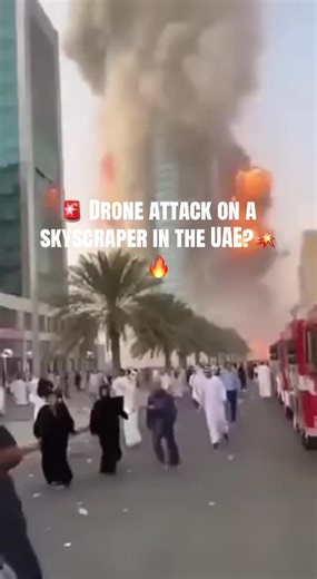 🚨 A shocking scene captured on video shows a massive dust cloud surrounding a skyscraper as people rush away from the area. The explosion sent debris and smoke across the street while crowds tried to get to safety. Moments like this show how quickly a normal day can turn into chaos. What do you think happened here? #breakingnews #explosion #news #worldnews #war