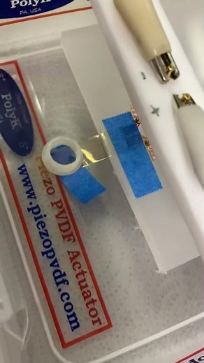Transparent Piezo Actuator with PolyK PVDF