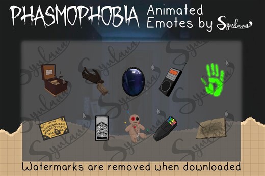 10 Phasmophobia Animated Emotes for Twitch, Youtube, Discord - Etsy