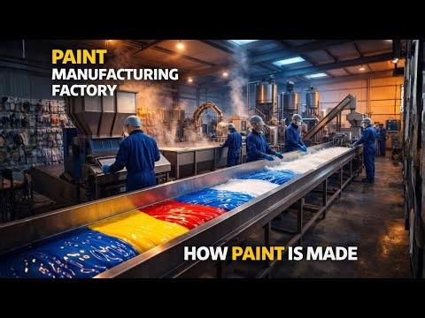 Inside the Paint Manufacturing Factory: How Color Is Engineered from Raw Materials