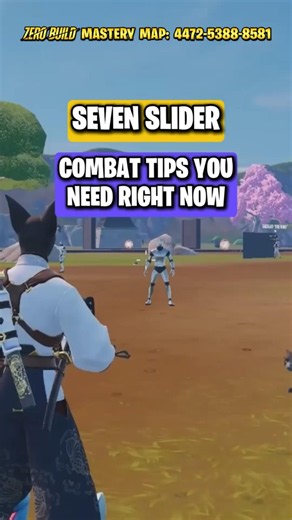 How pros actually fight with the Seven Slider #zerobuild #fortnite