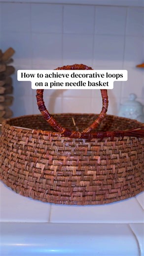 Pine Needle Basket Loop Tutorial: Part One
