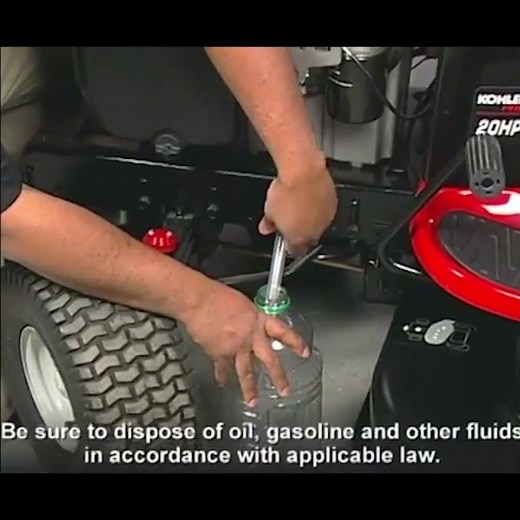 How to Drain Oil from a Riding Lawn Mower