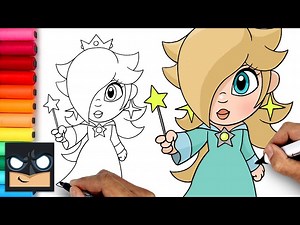How To Draw Rosalina | Super Mario - Videos For Kids