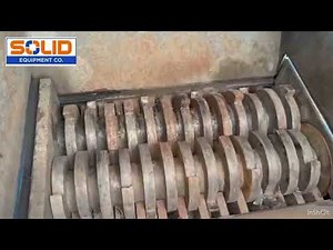 Shred Tech ST-50 dual shaft shredder