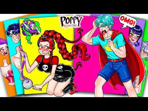 LILY LOVEBRAIDS Twin Found Strange Hair In RORY REDCAPE House - Poppy Playtime 6 | Sticker Book DIY