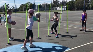 📍Great drill to practice fast feet, movement, catch and pass and all while putting your thinking cap on 📍Can be used at any level and made to go as fast as you want! . . . . . Video credit : Junior workshop | Elevate netball
