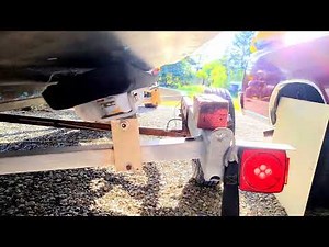 how to adjust boat bunk trailer with boat on trailer