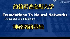 约翰霍普金斯大学《神经网络基础|Foundations of Neural Networks》中英字幕
