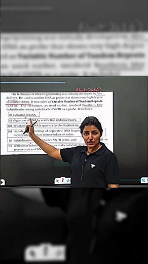 Process of DNA Fingerprinting | Tina ma'am