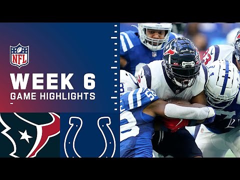 Texans vs. Colts Week 6 Highlights | NFL 2021