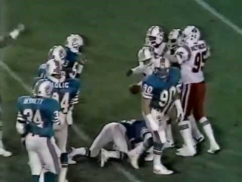 1986 Wk 16 Miami vs New England; Last Game In Orange Bowl; Highlights With Radio Call