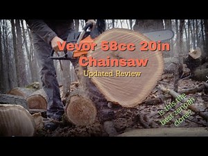 Updated Review VEVOR 58CC 20" Gasoline Chainsaw, the best Zenoah clone?