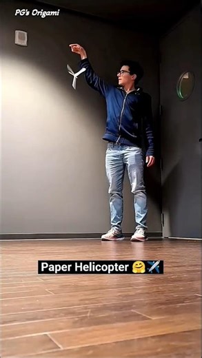 Amazing Paper Helicopter Tutorial🤗💫, How to Make Helicopter, Easy Paper Plane #shorts #craft