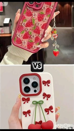 Strawberry🍓 vs Cherry🍒 #choose #your #favorite 💖✨️