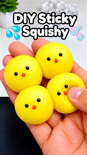 🫧 DIY sticky squishy! 💦 How to Make Cute Satisfying Squishy✨#DIY #Squishy #DIYCrafts #PaperSquishy