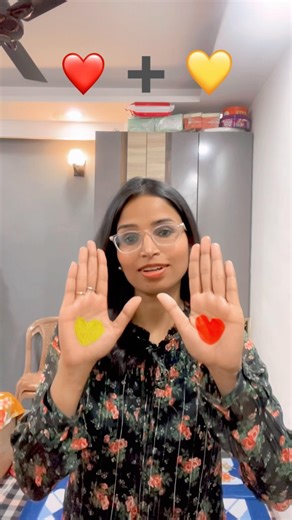 ❤️ ➕ 💛 = 🧡