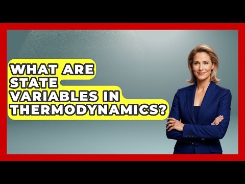 What Are State Variables In Thermodynamics? - Chemistry For Everyone