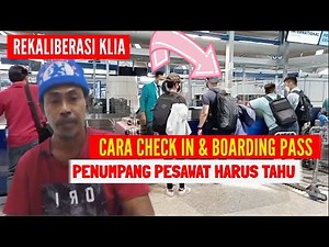 CARA MELAKUKAN CHECK IN BAGASI PESAWAT DI KLIA1 DAN KLIA2