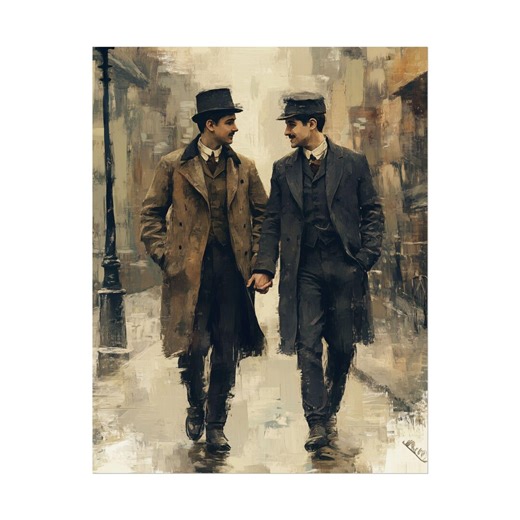 Art gay, garçons de Londres, gravures d'hommes gais, art mural queer, super cadeaux gays, affiche murale gay, gravures d'huiles gays, posters d'hommes gais, amateurs gays - Etsy France