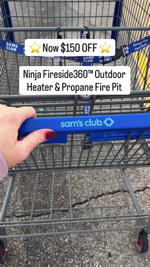Get the new Ninja Fireside360™ Outdoor Heater & Propane Fire Pit now at Sam’s Club! It adds not only a beautiful ambiance to your outdoor space, but you will love the powerful 360 degree head to toe heat coverage! It keeps you warm combining a powerful heater and smokeless fire pit. Get it now @Sam’s Club ! @Ninja Kitchen #NinjaPartner #NinjaFireside #NinjaFirePit #SamsClub