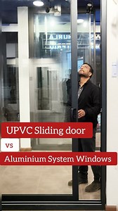 UPVC vs Aluminium Sliding Doors: Which One is Right for You? Planning to upgrade your home with sliding doors but unsure whether to choose UPVC or Aluminium? This detailed comparison breaks down everything you need to know about cost, size, warranty, thermal insulation, and top brands for both options. 1. Cost of UPVC Sliding Doors: • Chinese Brands: ₹450–500 per sq ft • Indian Brands (Mid-Level): ₹600–800 per sq ft • Indian Brands (Premium): ₹1100–1300 per sq ft 2. Cost of Aluminium Sliding Doo