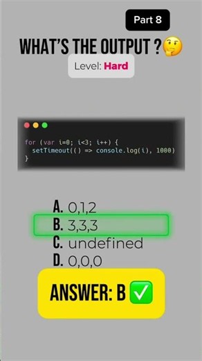 This JavaScript problem is pretty tricky #javascript #interview #dsa #interviewtips #codinginterview